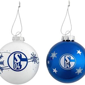 FC Schalke 04 S04 Weihnachtskugeln Christbaumkugeln 4er Set