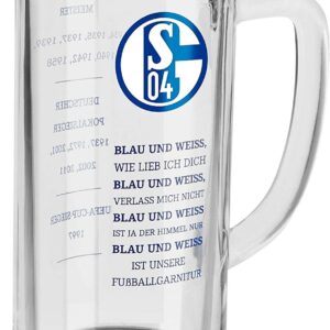 FC Schalke 04 Bierkrug Blau & Weiß "Erfolge"
